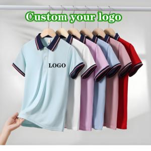 Camisas de Negocios Personalizadas para Caballero con Logotipo Impreso por Transferencia Térmica, Tejido de Punto, Mezcla de Algodón - Product Image 1