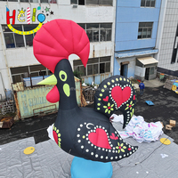 Modèle gonflable de coq de grand poulet gonflable extérieur de la publicité