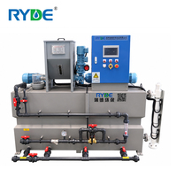 Système de dosage automatique de polymères GTF1000 avec moteur et boîte de vitesses, garantie 1 an pour le traitement de la coagulation des eaux usées industrielles