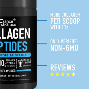 Chất lượng cao thủy phân collagen peptide Bột hỗ trợ tóc, da, móng tay, doanh bổ sung collagen peptide chiết xuất thực vật - Product Image 2