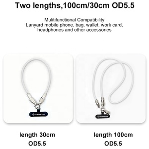 USB C Để USB C Cáp 60W Sạc Cáp Dữ Liệu 1M Điện Thoại Đan Dây Buộc Mặc Dây Đeo Keychain Dây Với Điện Thoại - Product Image 5