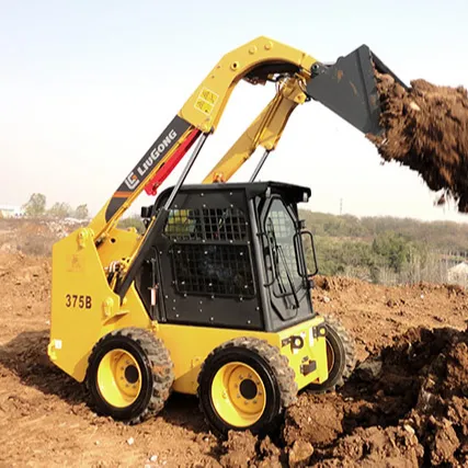 Famosa macchina 3TON MINI skid steer loader CLG375A/365A/385A/365B/375B/385B