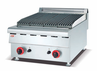 Équipement commercial de gril de BBQ de roche de lave de gril d'amorçage de gaz de partie supérieure de comptoir pour la plaque chauffante de bifteck dans la cuisine de restaurant et d'hôtel