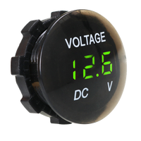 A06 DC 12V 24V DC Voltmeter Digital LED untuk Mobil