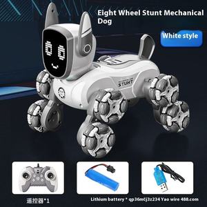 Robot chien mécanique acrobatique à quatre roues Mecanum, jouet éducatif avec lumière et son pour enfants de 8 à 13 ans, unisexe - Product Image 6