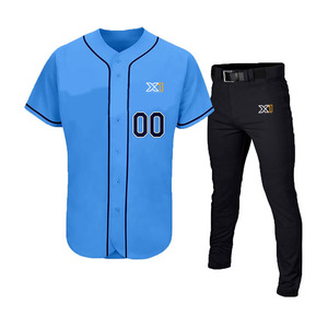 Uniformes de baseball personnalisés, couleurs et logos sur mesure, tissu respirant de haute qualité 100% polyester, prix abordable, service OEM - Product Image 1