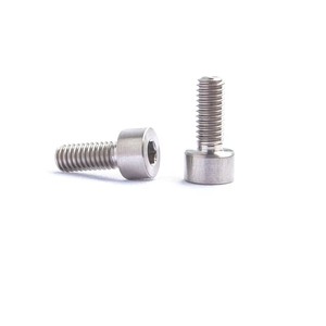 Vis à tête ronde M6 en titane avec finition passivée DIN912, vis à six pans creux classe 10.9 et 12.9, marque Titanfix pour l'assemblage industriel - Product Image 6