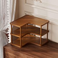 Organisateur de tasses en bois à 3 niveaux pour coin de cuisine, support de rangement pour tasses à café, présentoir de comptoir, étagère de rangement