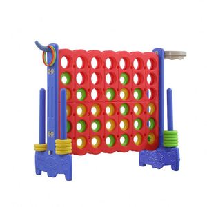 Jeu de société géant 4-en-1, échecs tridimensionnels, jeu de société à quatre consécutifs, mini-jeu éducatif pour le développement de la sagesse, jeu d'extérieur - Product Image 6