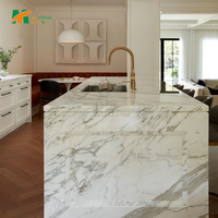 Table de cuisine en onyx rose MTSTONE avec rétroéclairage, plateau de table en marbre translucide, design de dessus de meuble de salle de bain en marbre blanc