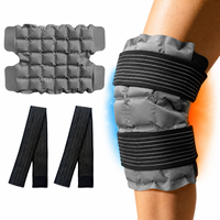 Attelle de genou réutilisable avec poche à glace, compression par cryothérapie pour le sport, la course, les entorses et la récupération