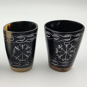 แก้วแตรธรรมชาติแกะสลักด้วยมืองานตามสั่งสำหรับไวน์เบียร์น้ำบ้านร้านอาหารโรงแรมแรงบันดาลใจจากอินเดีย - Product Image 1