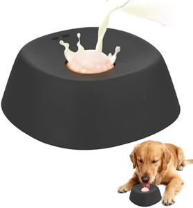 Comedero Lento Antiasfixia para Perros, de Plástico Antideslizante, 3/4 de Taza, Portátil, Juguete para Lamer, para Premios Líquidos, Caldo de Huesos, Yogur, Uso en Interiores - Product Image 1