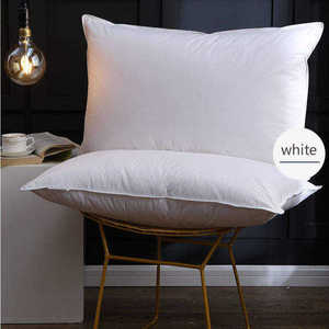 Coussin intérieur en <span class=keywords><strong>duvet</strong></span> Inserts Hotel Goose Duck Feather White Solid 100% Cotton pillow - Product Image 1