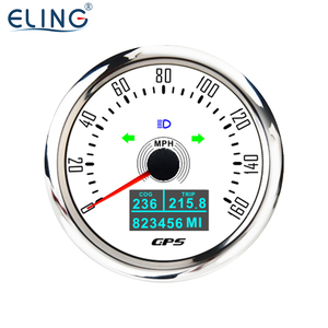 <span class=keywords><strong>Compteur</strong></span> de <span class=keywords><strong>vitesse</strong></span> <span class=keywords><strong>GPS</strong></span> ELING 85mm 0-200 km/h odomètre avec TRIP ODO avec rétro-éclairage 7 couleurs pour voiture bateau 12V 24V - Product Image 4