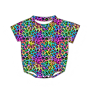 Set di <span class=keywords><strong>Abbigliamento</strong></span> per Neonati RTS in Bambù con Stampa Colorata, 2 Pezzi, Tutina alla Moda e Completo Lounge per l'Estate - Product Image 2