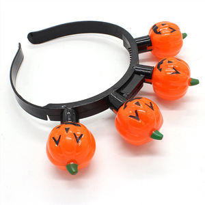 Halloween Knipperende Hoofdband Op Maat Gemaakte Pompoen Hoofdband Klassieke Led-Up Prop Voor Feesthoofddecoraties - Product Image 5