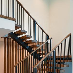 <span class=keywords><strong>Escalier</strong></span> <span class=keywords><strong>en</strong></span> acier avec <span class=keywords><strong>escalier</strong></span> <span class=keywords><strong>en</strong></span> chêne flottant, lumière Led, garde-corps <span class=keywords><strong>en</strong></span> verre trempé transparent, Balustrade <span class=keywords><strong>en</strong></span> acier inoxydable, Balustrade, 2022 - Product Image 2