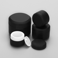 Support échantillon vide Uv Gel Vernis À Ongles Pot Bpa Double Paroi Givré Crème Pour Le Visage pp Pots Cosmétique Rond Pots En Plastique