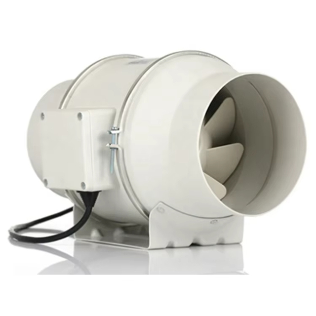 4 5 6 8 10 Inches Silent Exhaust Ventilation Duct Fan CE Rohs Air Extractor With 220v Voltage Mixed Airflow