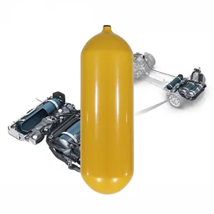 High Pressure ISO11439 CNG 1 Type-1 325-55L Natural Compressed Gas Cylinder