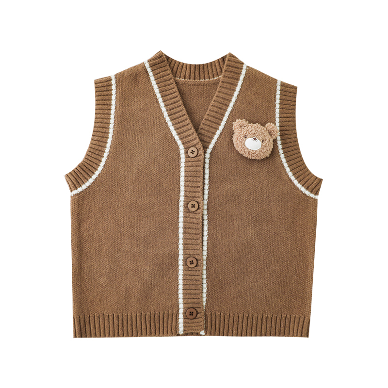 Gilet Cardigan Bébé Garçon Fille – En Coton Doux, Manches Longues, Idéal Pour L'automne