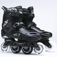 Chaussures de roller freestyle personnalisées de niveau professionnel pour hommes, vente en gros, matériau PU, patinage en ligne slalom PP