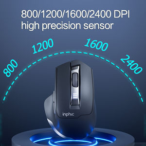 Ratón Inalámbrico para Juegos <span class=keywords><strong>Inphic</strong></span> M9 2.4G Recargable Ergonómico Silencioso 2400DPI Óptico con Retroiluminación LED (500mAh) con Indicador de Batería - Product Image 5