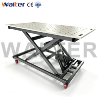 Table de soudage robuste à hauteur réglable avec fonction de levage pour la fabrication industrielle du métal
