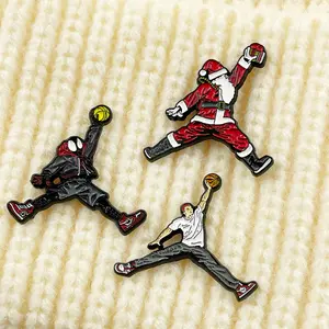 No minimum Metal Crafts Anime Sports Flying brooch Bulk Custom Cute Soft Hard Enamel Lapel pins