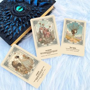<span class=keywords><strong>Tarot</strong></span> de Jardín de Papel al por Mayor, 78 Cartas, Diseño Botánico Vintage con Calaveras, Portátil, Ecológico, con Guía, OEM ODM - Product Image 5