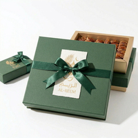 Emballage de bonbons de luxe personnalisé boîte de chocolat boîte de date du ramadan emballage alimentaire boîtes de chocolat calendrier de l'avent