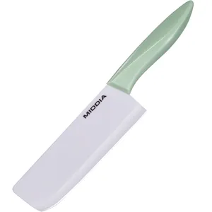 MIDDIA菜刀工具中国陶瓷切肉刀带鞘6英寸定制手柄彩色菜刀