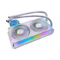 Enfriador Líquido para CPU Manmu Factory SSL-240mm AIO con Ventilador RGB de 4 Pines PWM para Caja de Computadora para Juegos con Funcionamiento Silencioso de 21dBA
