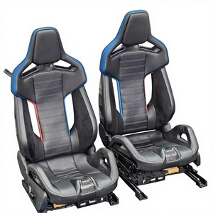Asientos Deportivos Recaro de Fibra de Carbono y Cuero, Color Negro y Azul, para Carreras, de Aluminio, para M2-M8 G80, Modificación del Interior del Vehículo - Product Image 1