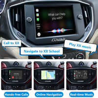 Kit de Módulo Decodificador Inalámbrico Apple CarPlay y Android Auto para Actualización de Pantalla OEM de Maserati Ghibli 2014-2016