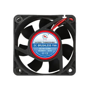 6025 DC fırçasız USB Fan DC eksenel Fan DC LED soğutma fanı 5V 12V 24V, , 60mm 6cm 2 inç plastik