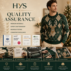 Pull de Noël moche pour homme avec applique renne brodée, tricot jacquard argyle, logo personnalisé, motif, couleur, taille, vente en gros - Product Image 4