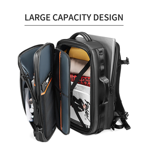 <span class=keywords><strong>Sac</strong></span> <span class=keywords><strong>à</strong></span> <span class=keywords><strong>dos</strong></span> <span class=keywords><strong>convertible</strong></span> de luxe pour ordinateur portable 56L grande capacité avec compartiment <span class=keywords><strong>à</strong></span> chaussures indépendant, résistant <span class=keywords><strong>à</strong></span> l'eau, idéal pour les voyages d'affaires - Product Image 3
