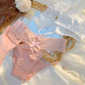 Braguitas de Encaje Sexy para Mujer 2024, Transpirables, Sin Costuras, de Tiro Bajo, Estilo Puro Deseo, Encantadoras para Citas, Uso Diario, Tejidas, Suministro ODM - Product Image 3