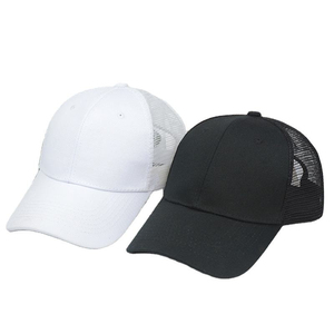 Custom Two Color Oxford Mesh Back Trucker Hat Embroidery Logo Baseball Cap Low MOQ Breathable Waterproof Sunscreen Fashionable - Product Image 2