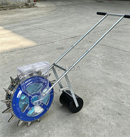 Équipement de semis de jardin portable JINFUDA à haute efficacité, haute sécurité, semoir manuel à double rangée