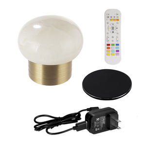 Lampe de table LED moderne en pierre avec lumière RVB et blanc chaud, télécommande facile pour tout décor - Product Image 5