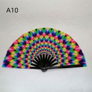 Ventilador de Mano Plegable Grande de Bambú Pintado con Arte Folclórico, de 13 Pulgadas, con Diseño de Sandía, Personalizado para Eventos, ¡Venta Caliente! - Product Image 5