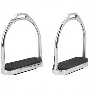 Estribos de Seguridad para Montar a Caballo de Acero Inoxidable de Alta Calidad, Ligeros, Antideslizantes, de Goma, Equipo de Equitación - Product Image 4