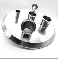 Componenti Meccanici di Precisione Lavorati con EDM a Filo CNC di Grado Medicale, Alluminio Anodizzato e Acciaio Inossidabile Personalizzati