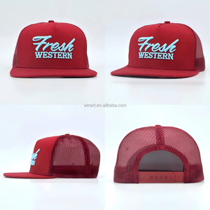 Casquettes de camionneur en maille de haute qualité, directement de l'usine, avec logo brodé personnalisé, ajustables, légères, pour un usage quotidien - Product Image 2
