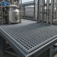 Grille de protection en acier inoxydable pour plateforme de pénétration de tuyaux, passerelle, usine industrielle, forme personnalisée, grille métallique pour sol, parc et zone incendie