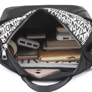 2026 Simple Style <strong>Studded</strong> PU Waterproof Zipper Closure Mini <strong>Backpack</strong> for Women - Product Image 3