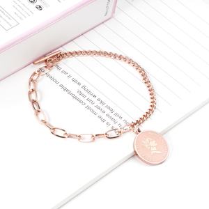 Bracelet à breloques religieuses en acier inoxydable plaqué or de qualité supérieure, tendance 2021 - Product Image 5